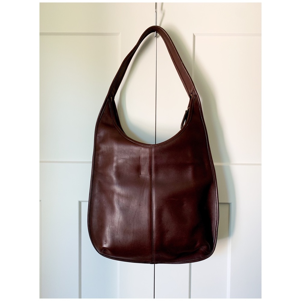 Vintage Coach Ergo XL Brown Leather Purse